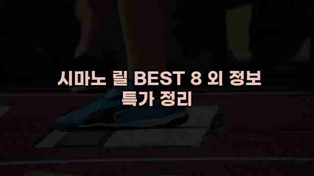  시마노 릴 BEST 8 외 정보 특가 정리