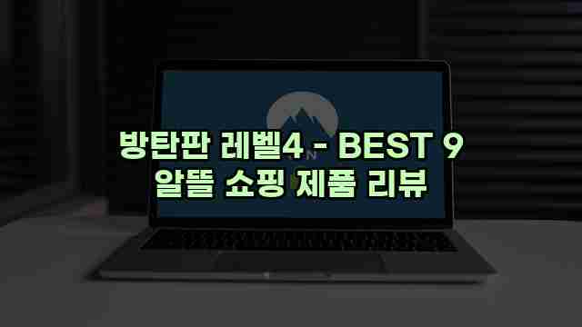 방탄판 레벨4 - BEST 9 알뜰 쇼핑 제품 리뷰