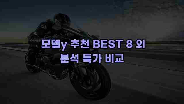  모델y 추천 BEST 8 외 분석 특가 비교