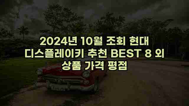 2024년 10월 조회 현대 디스플레이키 추천 BEST 8 외 상품 가격 평점