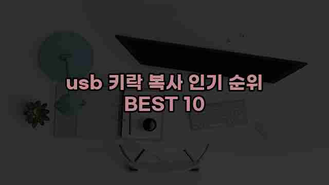 usb 키락 복사 인기 순위 BEST 10