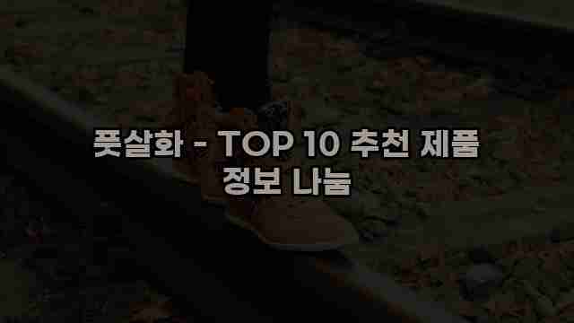 풋살화 - TOP 10 추천 제품 정보 나눔