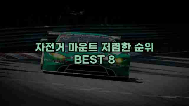 자전거 마운트 저렴한 순위 BEST 8