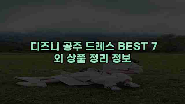  디즈니 공주 드레스 BEST 7 외 상품 정리 정보