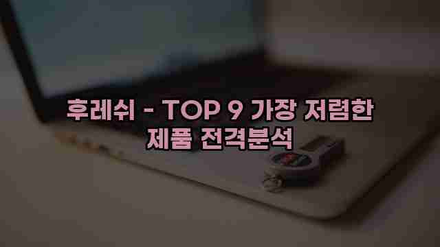 후레쉬 - TOP 9 가장 저렴한 제품 전격분석